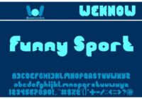 Funny Sport Font - Featured Image