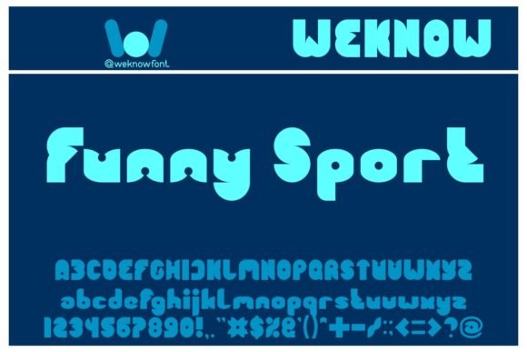 Funny Sport Font - Featured Image