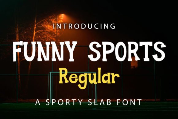 Funny Sports Font - Featured Image
