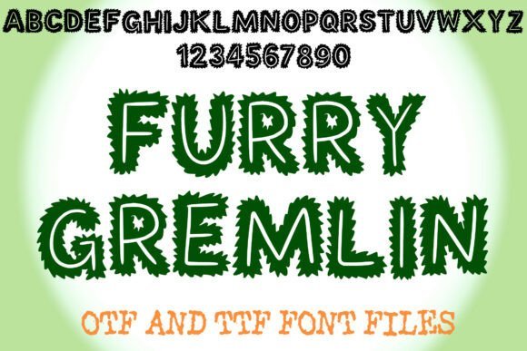 Furry Gremlin Font - Featured Image