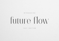 Future Flow Font - Featured Image