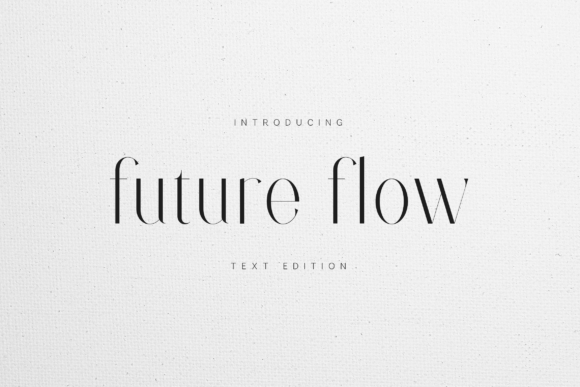 Future Flow Font - Featured Image