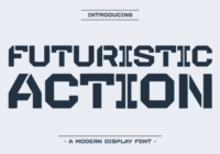 Futuristic Action Font - Featured Image