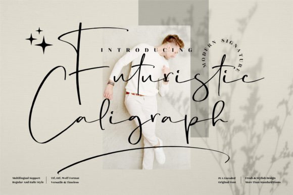 Futuristic Caligraph Font - Featured Image