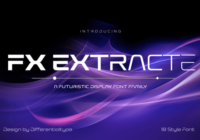 Fx Extracte Font - Featured Image
