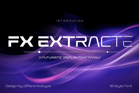 Fx Extracte Font - Featured Image