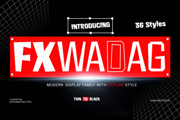Fx Wadag Font - Featured Image