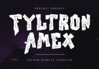 Fyltron Amex Font - Featured Image
