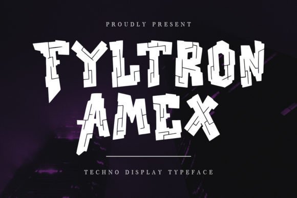 Fyltron Amex Font - Featured Image