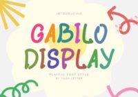 Gabilo Display Font - Featured Image