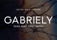 Gabriely Extra Bold Font - Featured Image