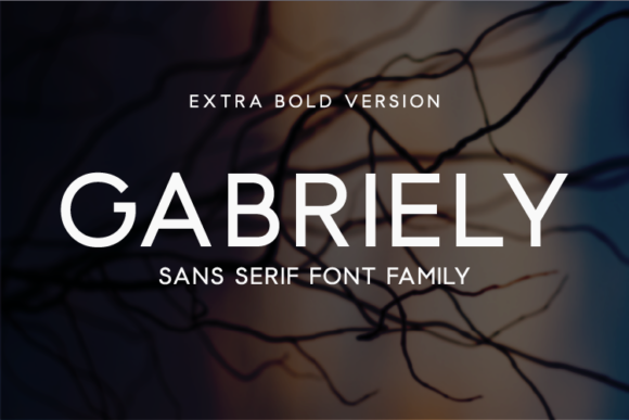 Gabriely Extra Bold Font - Featured Image