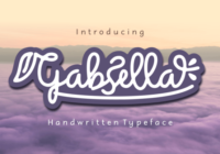 Gabsella Font - Featured Image