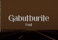 Gabutburit Font - Featured Image