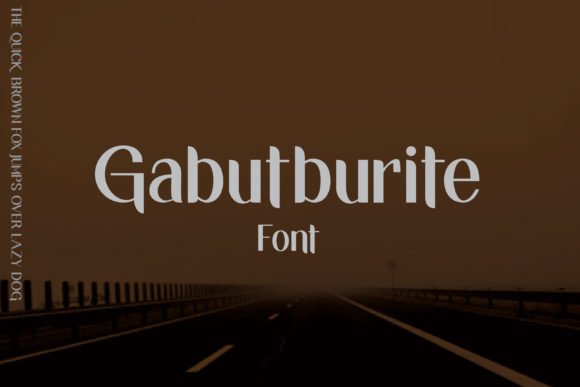 Gabutburit Font - Featured Image