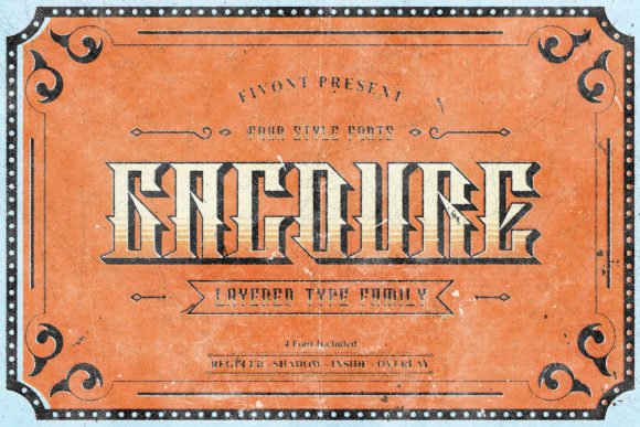 Gacoure Family Font - Featured Image