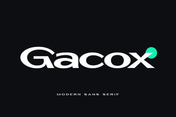 Gacox Font - Featured Image