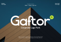 Gaftor Font - Featured Image