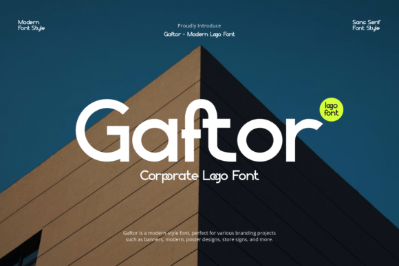 Gaftor Font - Featured Image