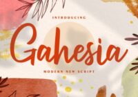 Gahesia Font - Featured Image