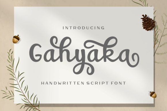 Gahyaka Font - Featured Image