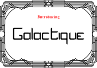 Galactique Font - Featured Image