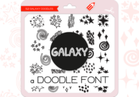 Galaxy Dingbats Font - Featured Image