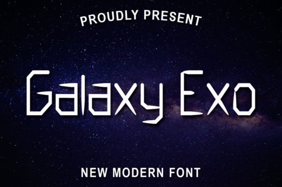 Galaxy Exo Font - Featured Image