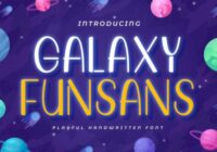 Galaxy Funsans Font - Featured Image