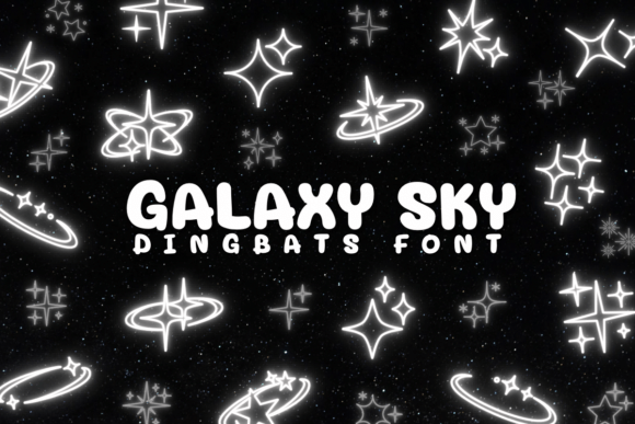 Galaxy Sky Font - Featured Image