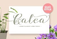 Galea Script Font - Featured Image