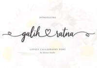 Galih Ratna Font - Featured Image