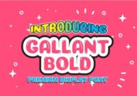 Gallant Bold Font - Featured Image