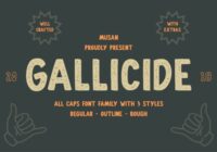 Gallicide Font - Featured Image