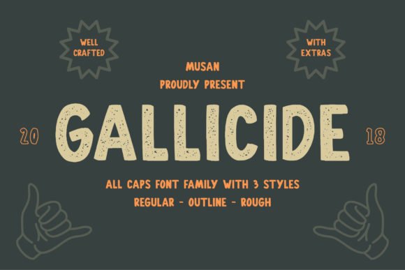 Gallicide Font - Featured Image