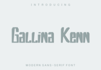 Gallina Kenn Font - Featured Image