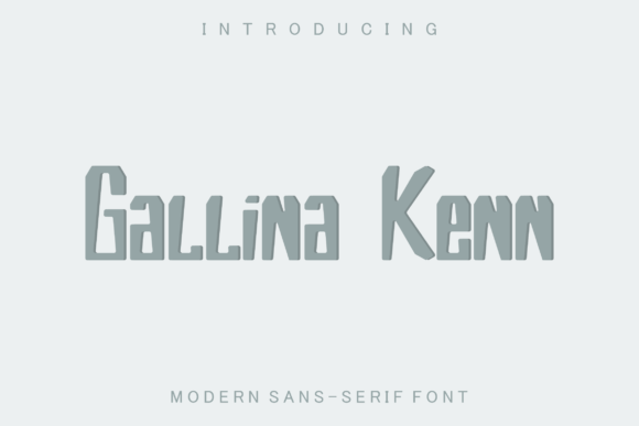 Gallina Kenn Font - Featured Image