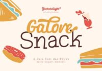 Galore Snack Font - Featured Image