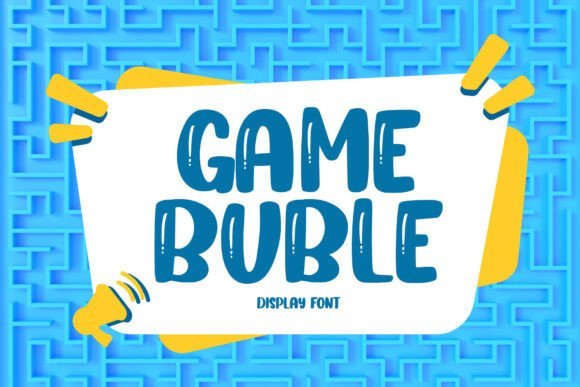 Game Buble Font - Featured Image