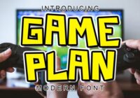 Game Plan Font - Featured Image