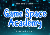 Game Space Academy Font - Featured Image
