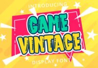 Game Vintage Font - Featured Image