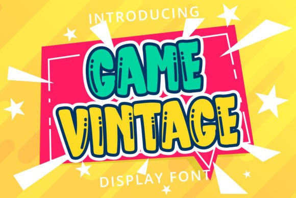 Game Vintage Font - Featured Image