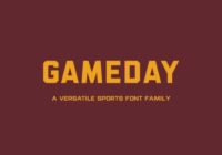 Gameday Font - Featured Image