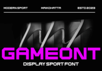 Gameont Font - Featured Image