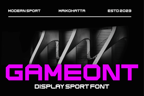 Gameont Font - Featured Image