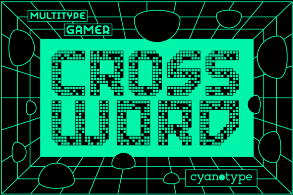 Gamer Crossword Font - Featured Image