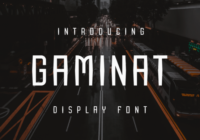 Gaminat Font - Featured Image