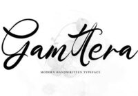 Gamtera Font - Featured Image