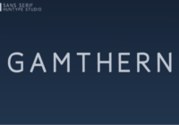Gamthern Font - Featured Image